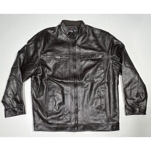 Chengtuo‎ Brown Men's Leather Jacket Size XL